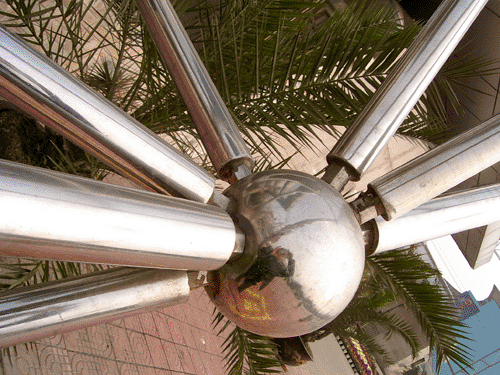 濉溪不锈钢螺栓球网架